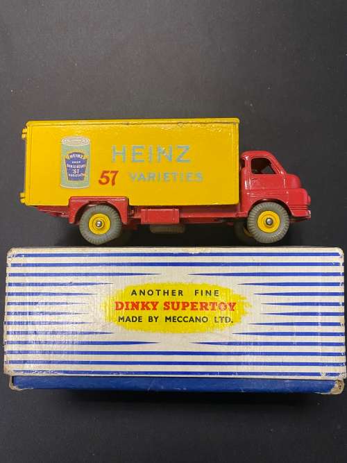 DINKY TOYS 923 Big Bedford Van (Heinz) Good Original Box  - LOW START VALUE R4200!